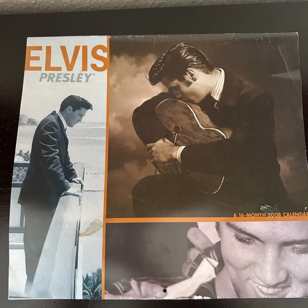 Elvis Presley Collection Handmade Portrait Photos Calendar 1960-70s Music Bundle - Picture 5 of 7